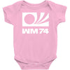 wm 74 germany world cup 1974 retro football Baby Bodysuit