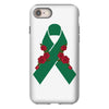 liver ribbon and rose iPhone 8 Case