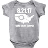 total solar eclipse 2017 Baby Onesie