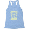 old enough young enough Racerback Tank