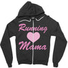 running mama Zipper Hoodie