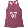 big man little man father son matching1 Racerback Tank