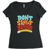 don't sweat the technique Women's Triblend Scoop T-shirt