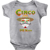 cinco de mayo badass skull Baby Bodysuit