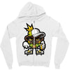 hop hop bear Zipper Hoodie