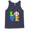 love baseball neon rhinestuds Tank Top