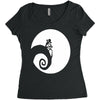 nightmare before christmas Women's Triblend Scoop T-shirt
