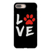 love dog paw iPhone 8 Plus