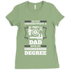 Never Underestimate A Dad With An Engineering Degree Ladies Fitted T-Shirt