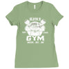 sloth's gym Ladies Fitted T-Shirt