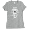 sorry this guy is already taken by a super sexy  january girl Ladies Fitted T-Shirt