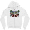 mens retro game out run, ideal gift or birthday present. Zipper Hoodie