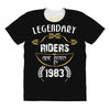 legendary riders are born in 1983 All Over Women's T-shirt