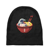 great wave ramen Baby Beanies