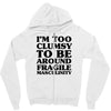 too clumsy Zipper Hoodie