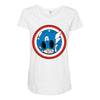 angry captain Maternity Scoop Neck T-shirt