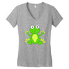 frog cute Women's V-Neck T-Shirt