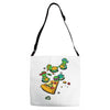 pizza lover Adjustable Strap Totes