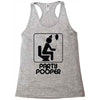party pooper Racerback Tank