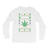 smoke weed ugly sweater Long Sleeve Shirts
