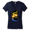 captain haddock tintin cartoon comic Women's V-Neck T-Shirt