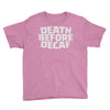 death before decaf (2) Youth Tee
