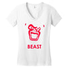 instinct attention gorilla beast Women's V-Neck T-Shirt