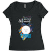 who loves poodle Women's Triblend Scoop T-shirt