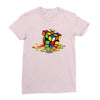 Rubik Cube Ladies Fitted T-Shirt
