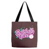 softball diva neon Tote Bags