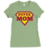super mom Ladies Fitted T-Shirt