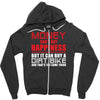 money can't buy happiness but it can buy a dirt bike Zipper Hoodie
