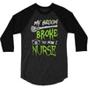 halloween nurses 3/4 Sleeve Shirt