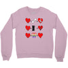 ls lesbian full heart Crewneck Sweatshirt