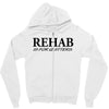 funny t shirt rehab is for quitters rude tee offensive shirt Zipper Hoodie