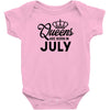 queens are born in july Infant Clothing
