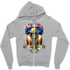 honor their sacrifice war soldier Zipper Hoodie