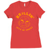 krillin with my homies Ladies Fitted T-Shirt