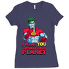 planeteer call Ladies Fitted T-Shirt