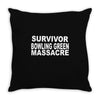 bowling green Throw Pillow
