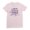 don't be jealous just because i look this good at seventy Ladies Fitted T-Shirt