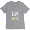 pi day 2015 pie math V-Neck Tee