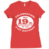 Funny 40th Birthday Ladies Fitted T-Shirt