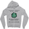 natural 1   orc Zipper Hoodie