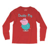 peppa pig  daddy pig Long Sleeve Shirts
