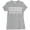 mimosa sundays brunch mens Ladies Fitted T-Shirt