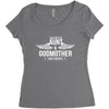 i have two titles aunt and godmother Women's Triblend Scoop T-shirt