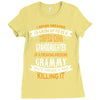 Super Cool Granddaughter Of A Freaking Awesome Grammy Ladies Fitted T-Shirt