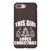this girl loves christmas iPhone 8 Plus