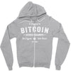 Bitcoin Satoshi Nakamoto In Crypto We Trust Zipper Hoodie